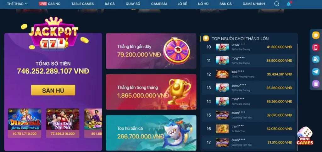 Chương Trình VIP win7777